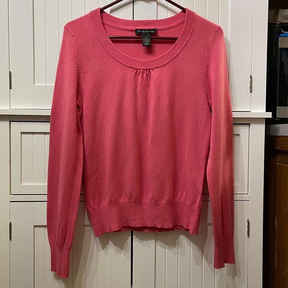 VTG Harold's Coral Pink Sweater